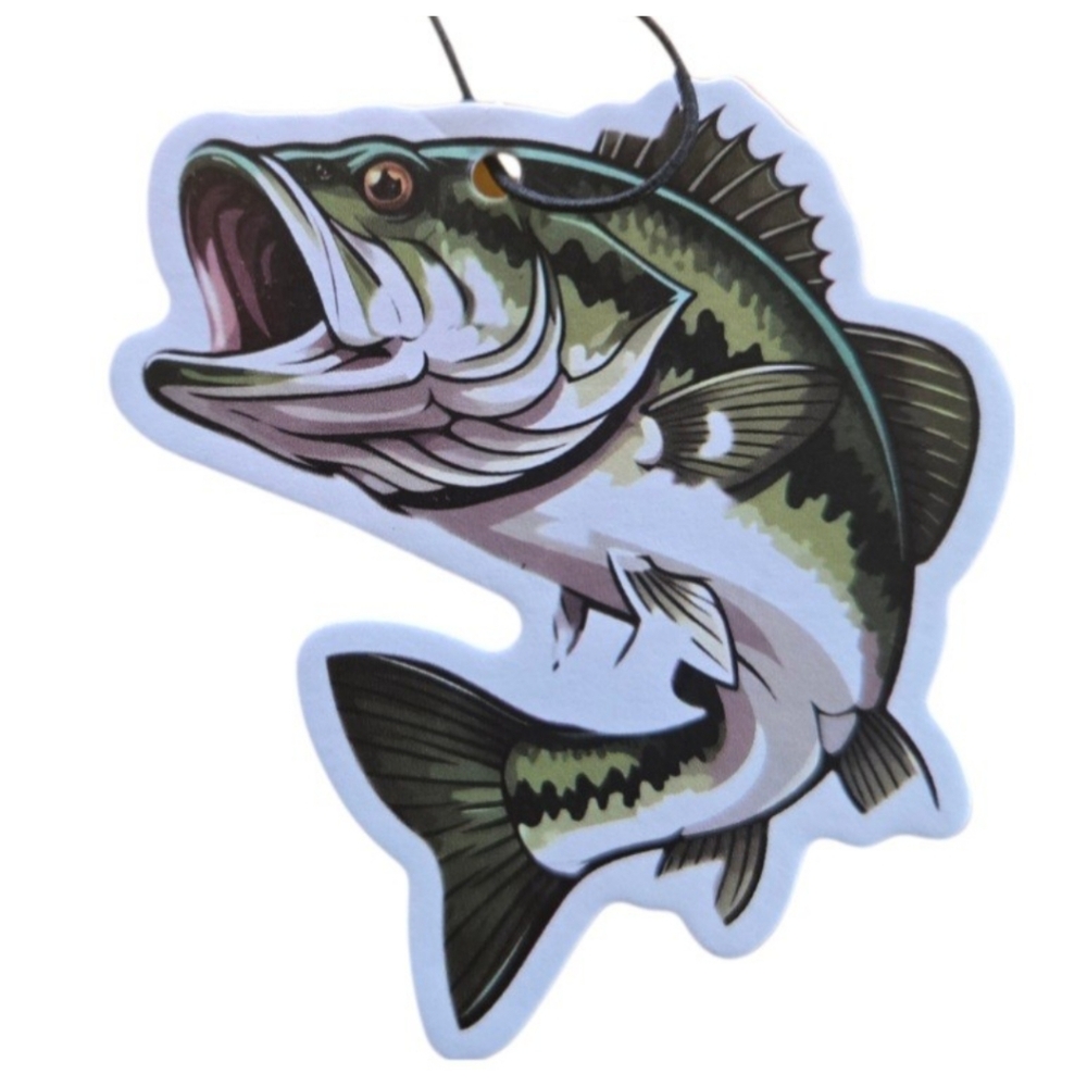 Bass Fishing Car Air Freshener Fishing Dad